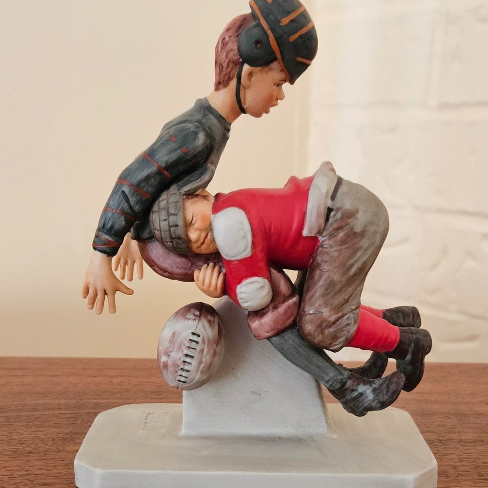 Norman Rockwell's: Football "Tackled" Figurine